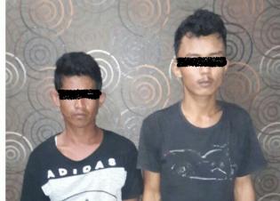 Polsek Bantan, Bengkalis Ringkus 2 Pemuda 